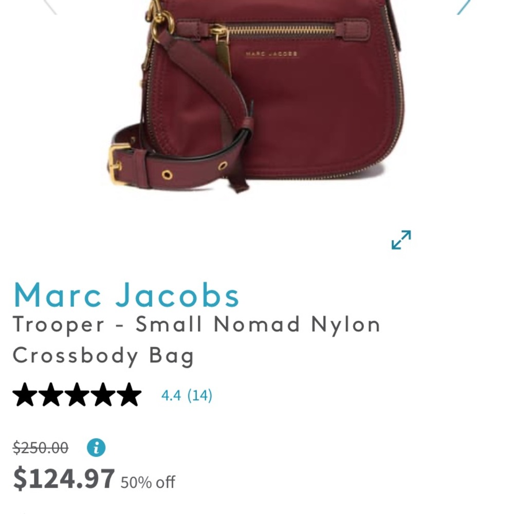 ! Authentic Marc Jacobs Trooper Nomad Crossbody! - image 8